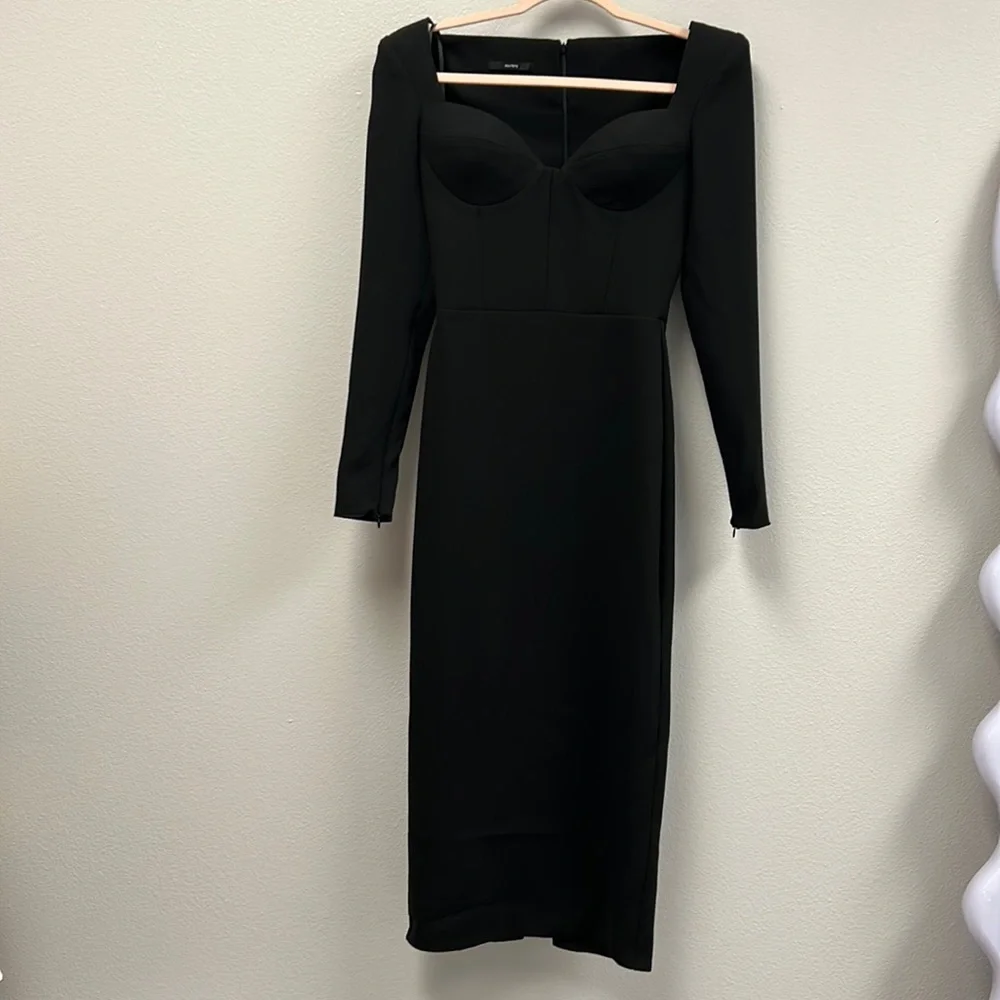 ALEX PERRY Baird Stretch-crepe Dress US4/UK8 - Picture 4 of 10